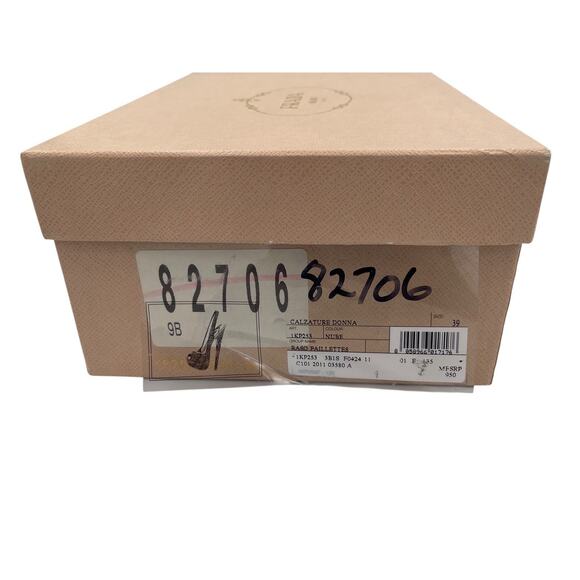 Prada Raso Paillettes Platform Slingback Heels Iridescent Sequin Size 39 US 9 - Picture 11 of 11